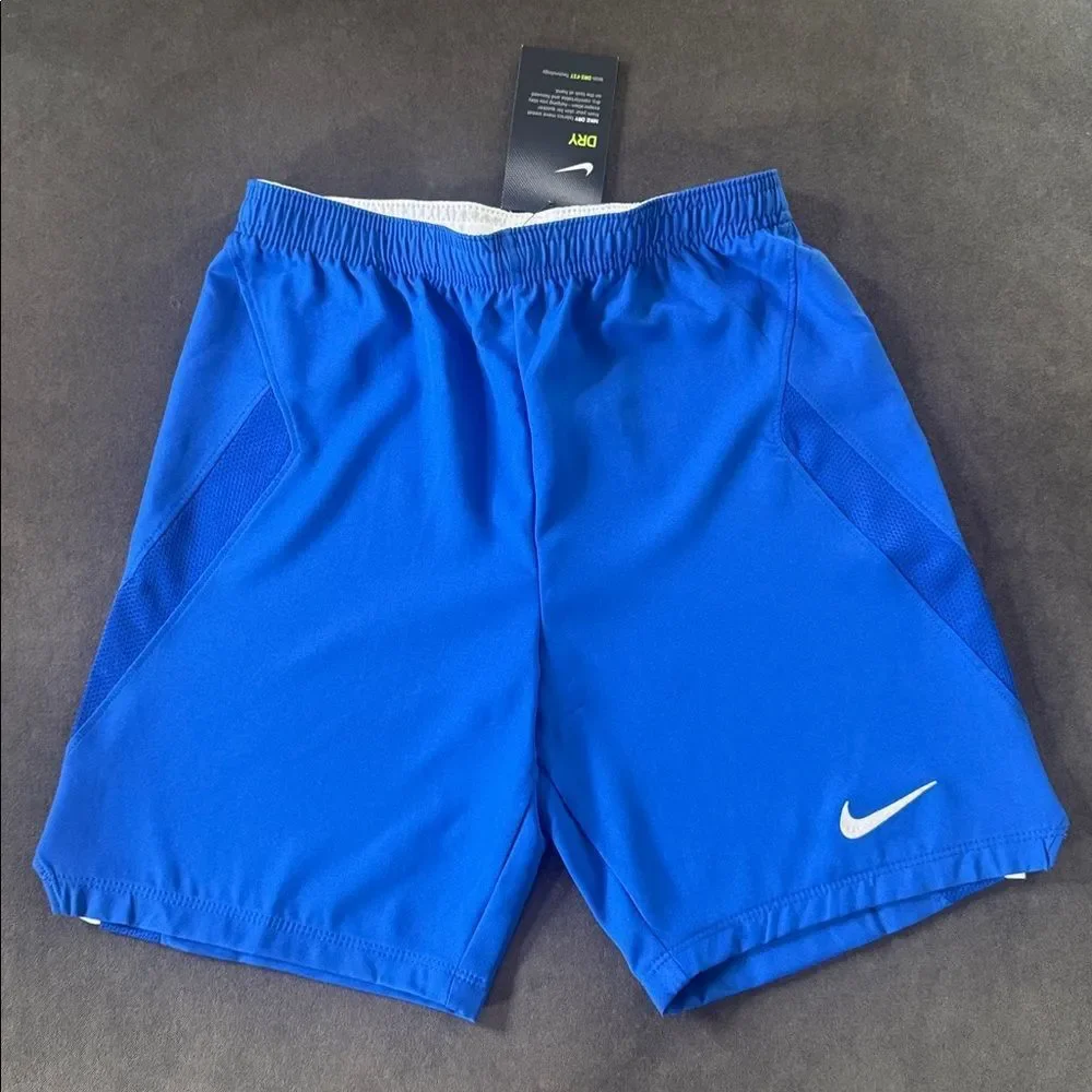 Nike Dry Youth Unisex Blue Sport Shorts AJ1265-480 Size XL NWT